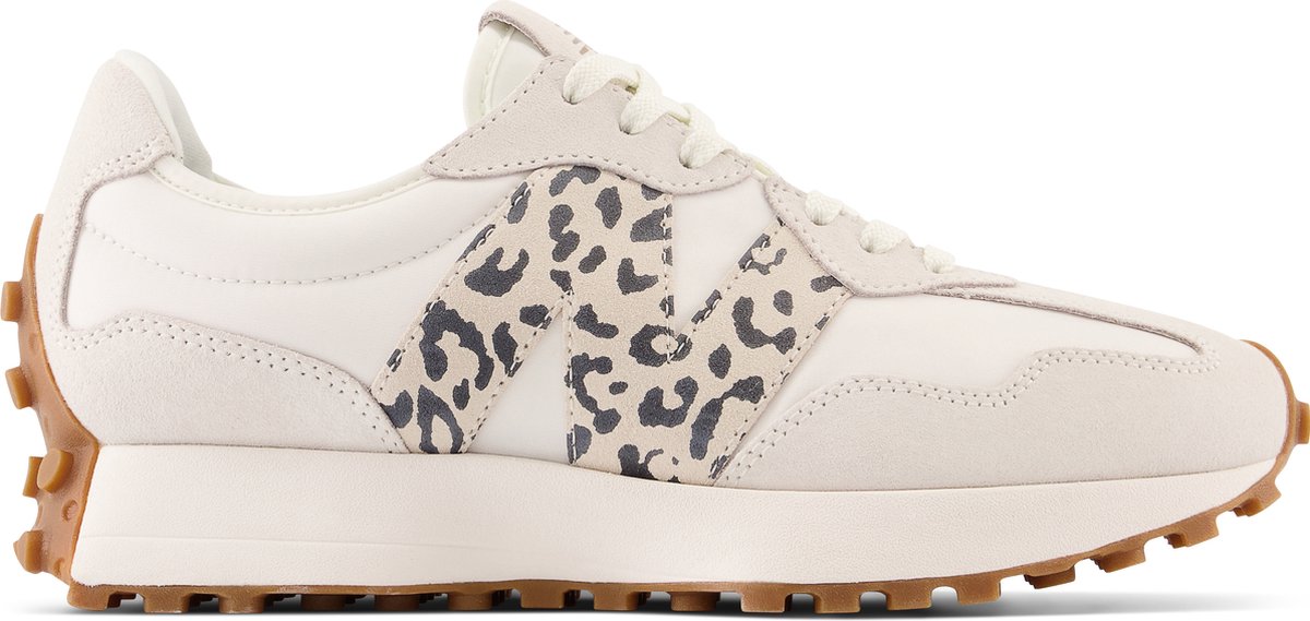 sneaker, loper, leoprint, taupe, gummi