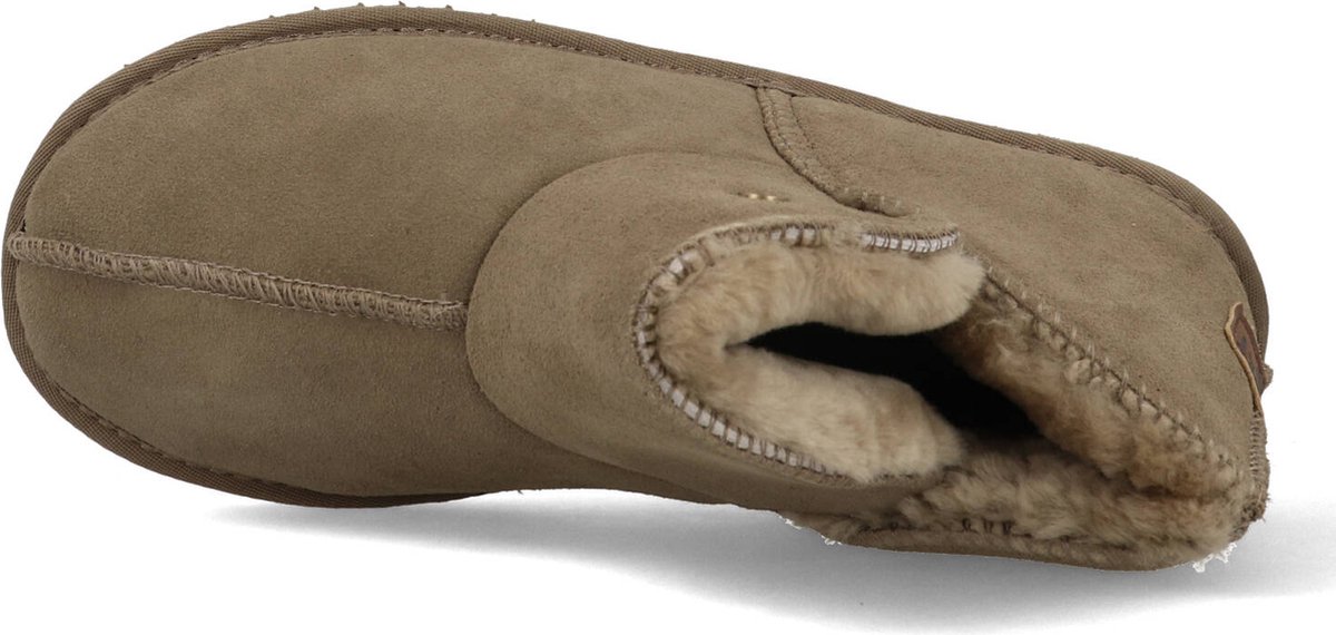 Warmbat - Maat 37 - Willow Suede Dames Pantoffels - Moss
