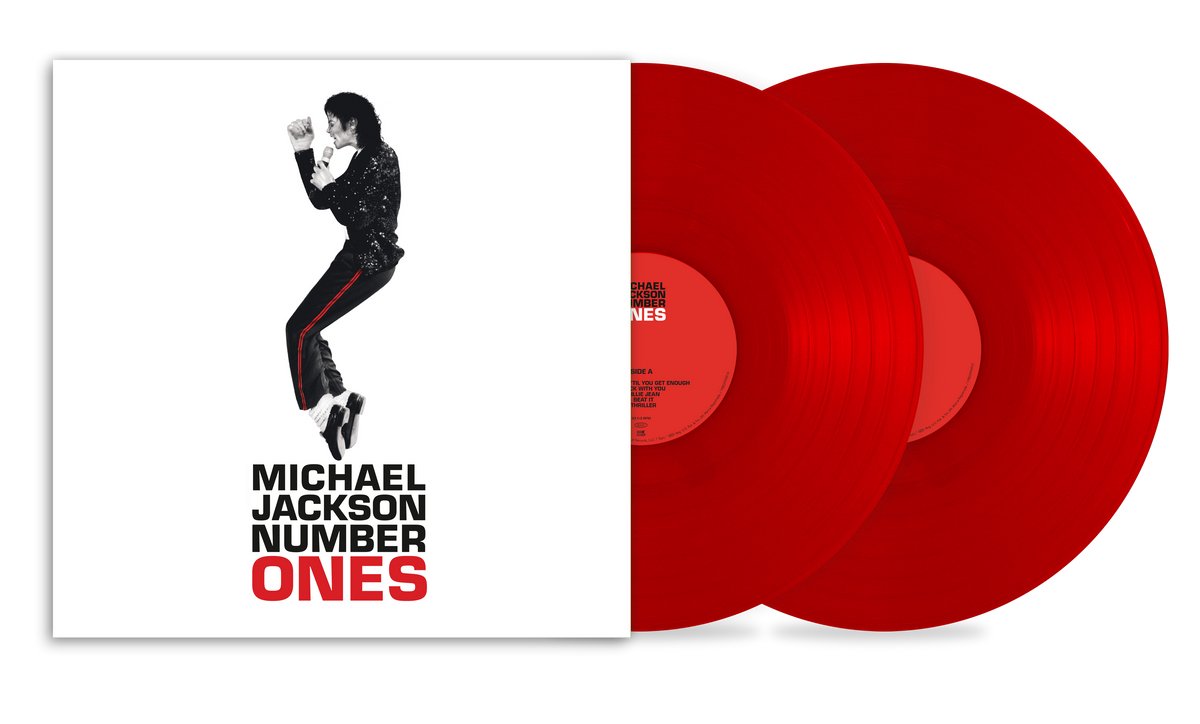 vinyl, LP, red vinyl, Michael Jackson, album cover