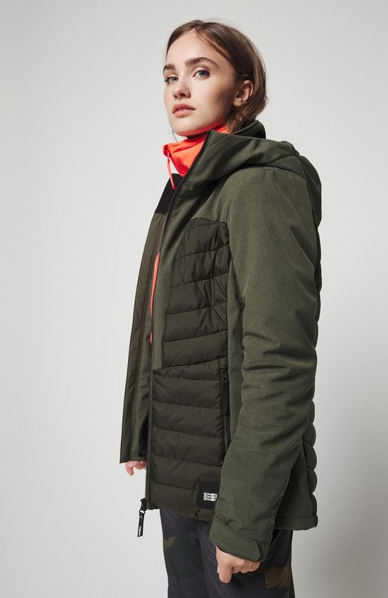 O'Neill Baffle Igneous Jacket Dames Ski jas - Maat XS - Forest Night