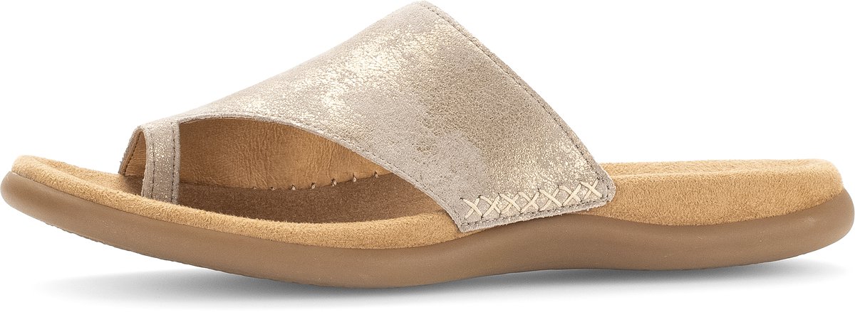 slipper, sandalen, pygmy, sandalen met band, lederlook band