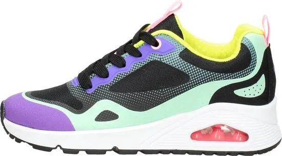 sneaker, sportschoen, veelkleurig, schuimzool, luchtbellen