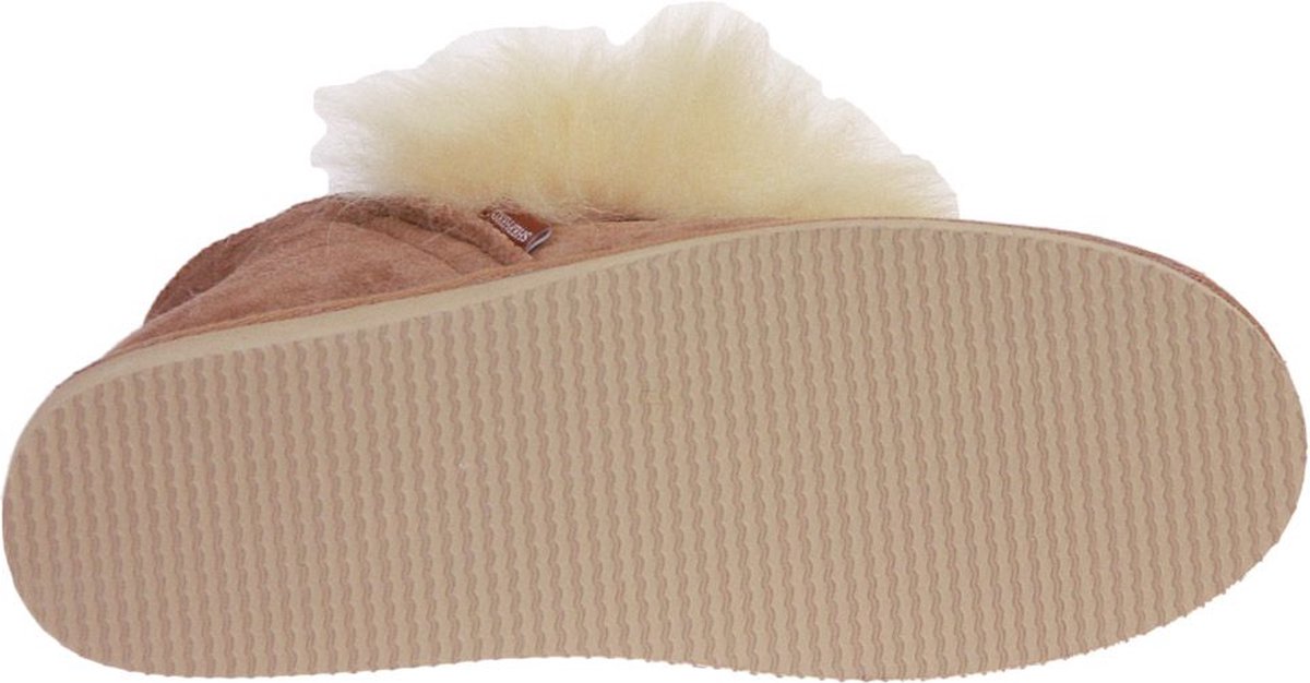 Shepherd - Maat 39 - Amalia Dames Sloffen - Chestnut