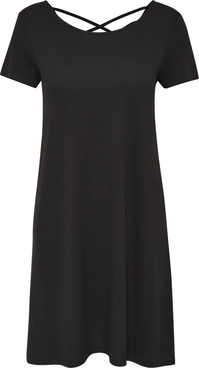 ONLY - Maat S - ONLBERA BACK LACE UP S/S DRESS JRS NOOS Dames Jurk