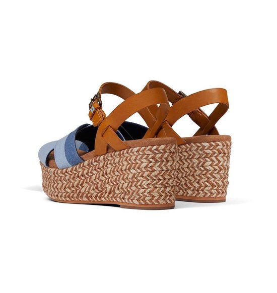 Toms Willow Dames Wedge - Navy - Maat 36
