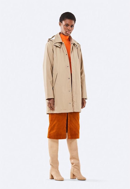 Rains Mac Coat 1512 - Maat S - Jas - 35 Beige