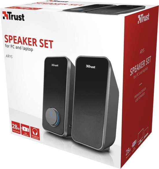 Trust Arys 2.0 - Speakerset - Zwart
