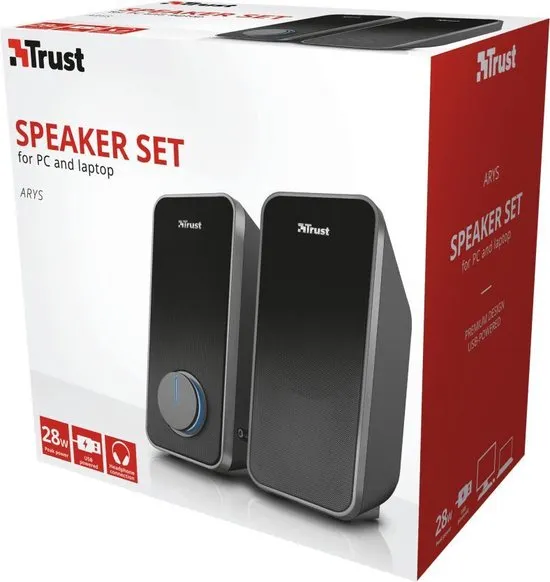 Trust Arys 2.0 - Speakerset - Zwart