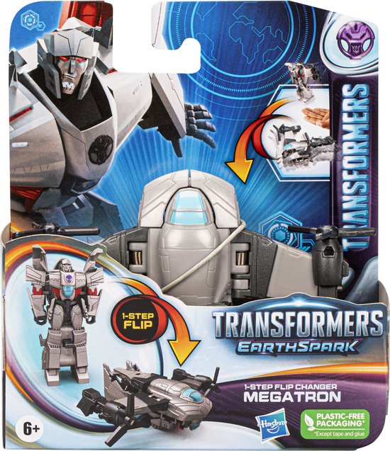 Transformers Earthspark 1 Step Flip Megatron
