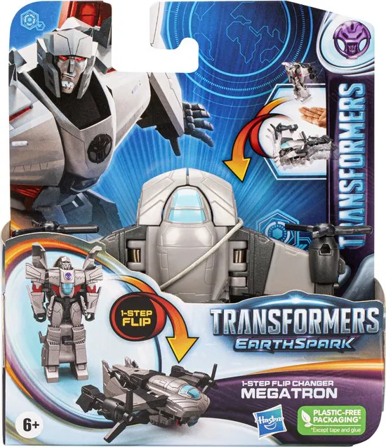 Transformers Earthspark 1 Step Flip Megatron
