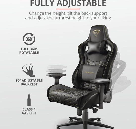 Trust GXT 712 Resto Pro Gaming Stoel