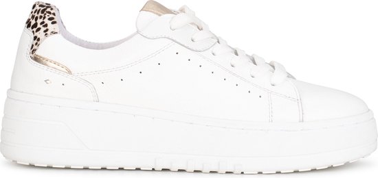 PS Poelman ANEMONE -maat 41- Dames Sneakers - Wit met combinatie