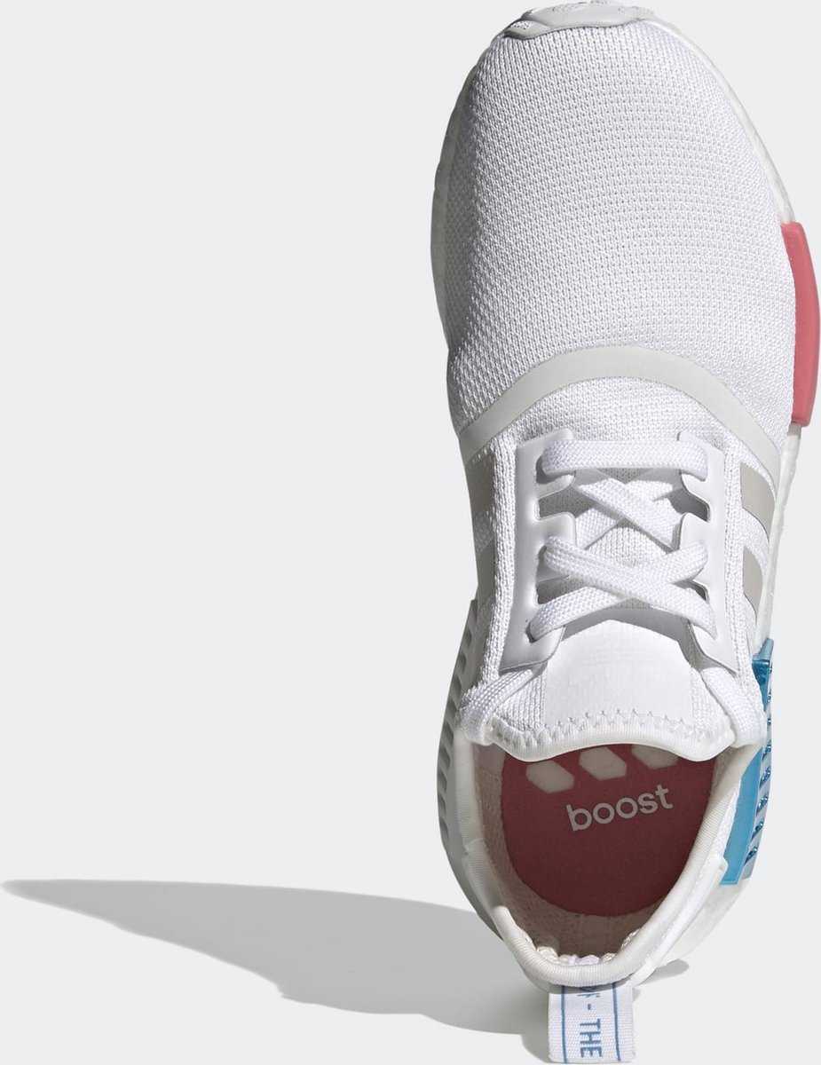 adidas NMD_R1 W Dames Sneakers - 40 - Ftwr White/Grey One/Hazy Rose
