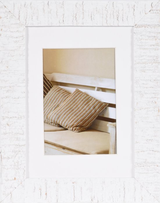 Koopjeshoek - Henzo DRIFTWOOD - Fotolijst - 13 x 18 cm - Fotoformaat 13 x 18 / 9 x13 cm - Wit