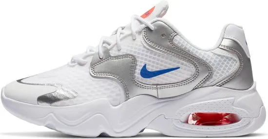 Nike Air Max 2X Dames Sneakers - 38 - White/Racer Blue-White-Metallic Silver