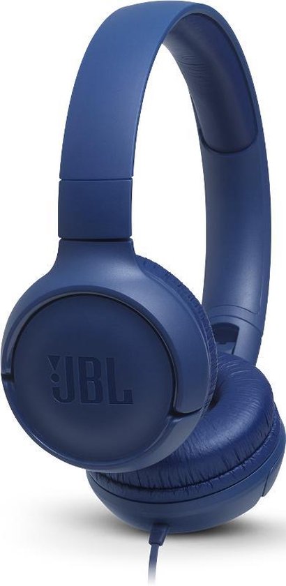 JBL T500 - On-ear koptelefoon - Blauw