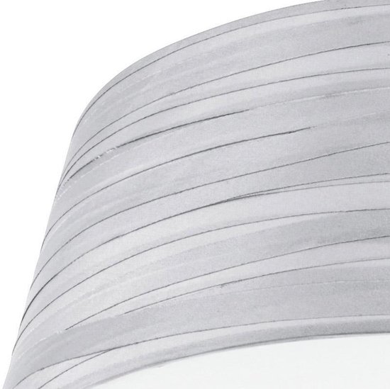 EGLO Fonsea - Plafonnière - 2 Lichts - Ø375mm. - Wit - Zilver