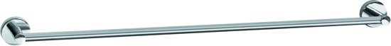 Allibert SHINY handdoekhouder - 1 stang - Zamak - verchroomd - 61 cm breed