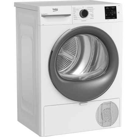 wasmachine, frontload, kleding, wit, condensdroger