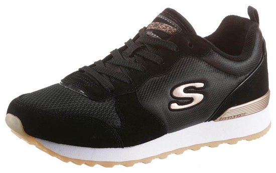 Skechers - Maat 39 - Retros Og 85 Goldn Gurl Dames Sneakers - Zwart