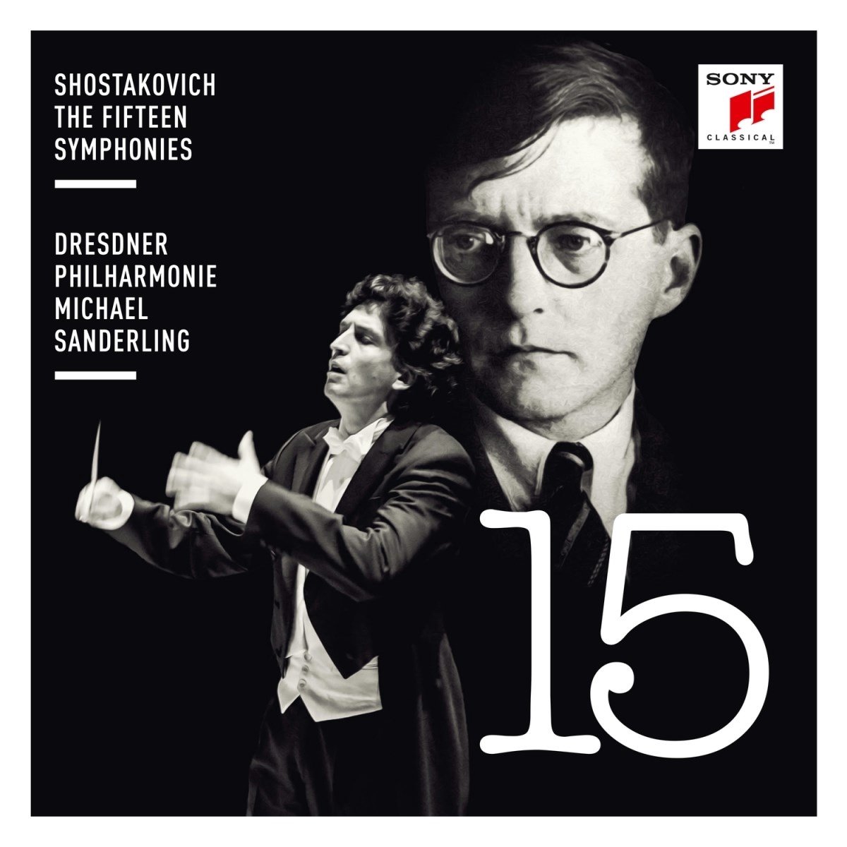 klassieke muziek, conductor, orkestposter, zwarte achtergrond, 15