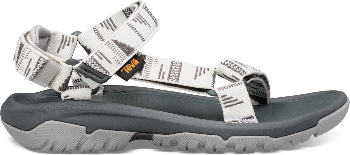 sandalen, wandelsandaal, strap sandal, grijs-wit, gelegenheitaand