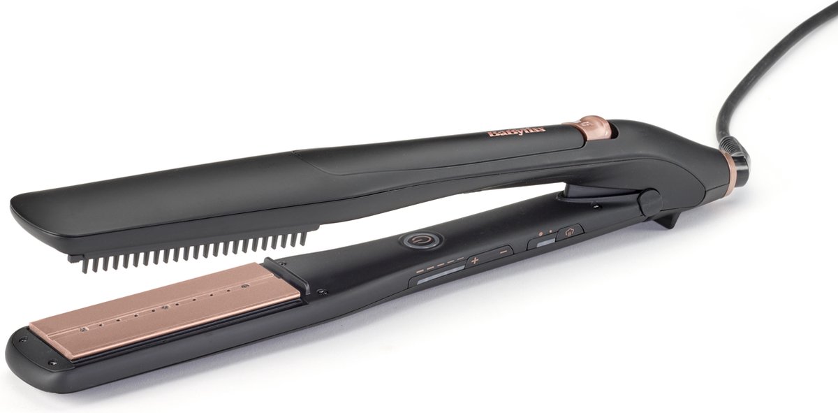 BaByliss Steam Radiance ST596E Stijltang - Stoomstijltang - 36MM brede platen - Geschikt voor dun, d