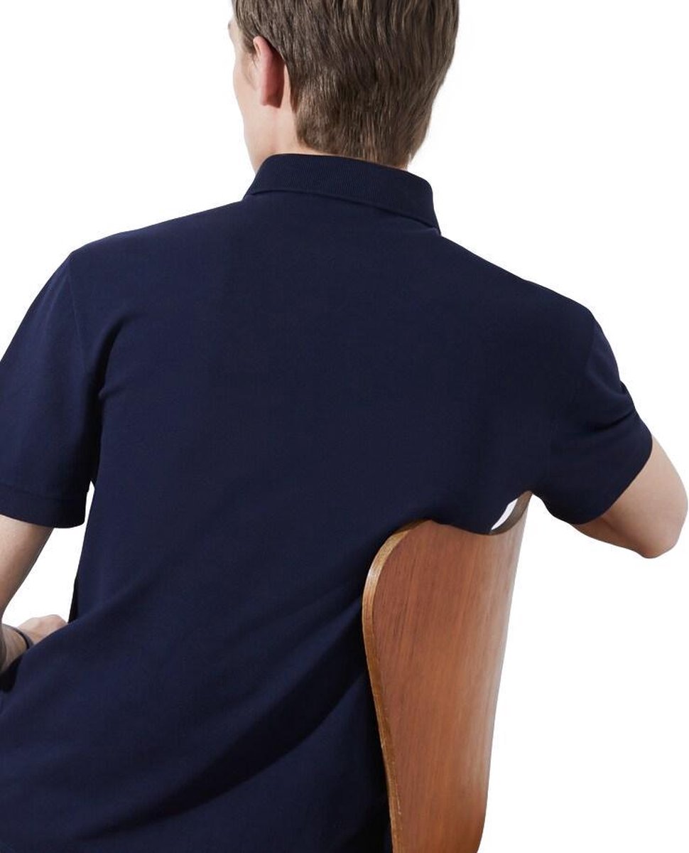 Lacoste - Maat S - Heren Poloshirt - Navy Blue