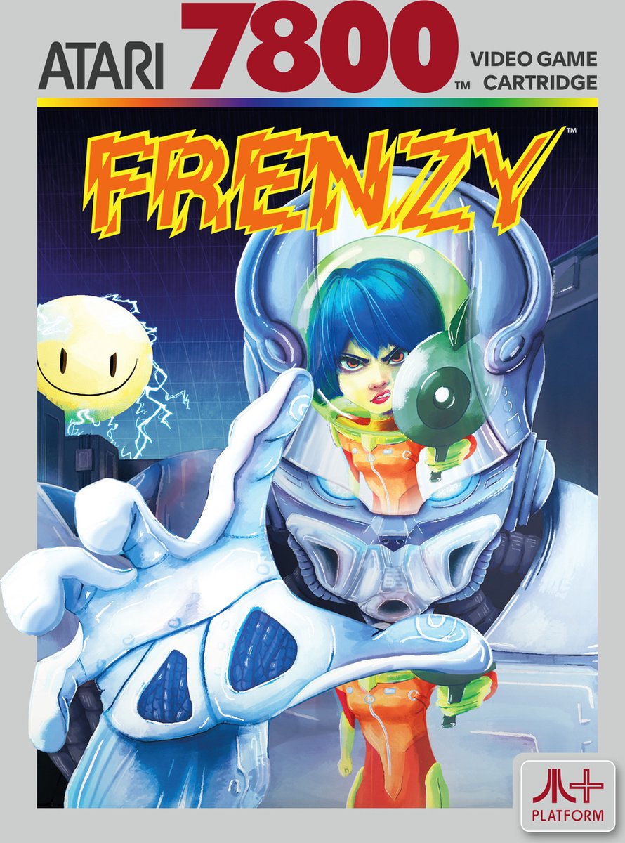 Frenzy - Atari 7800+ Boek, stripboeken, Publicatie, Gezicht, Persoon