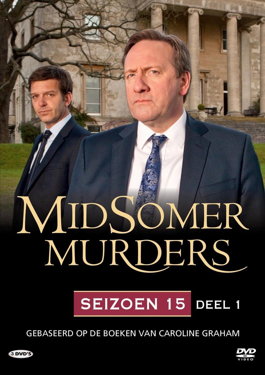 man in suit, business attire, formal wear, dvd cover, MidSomerMurders