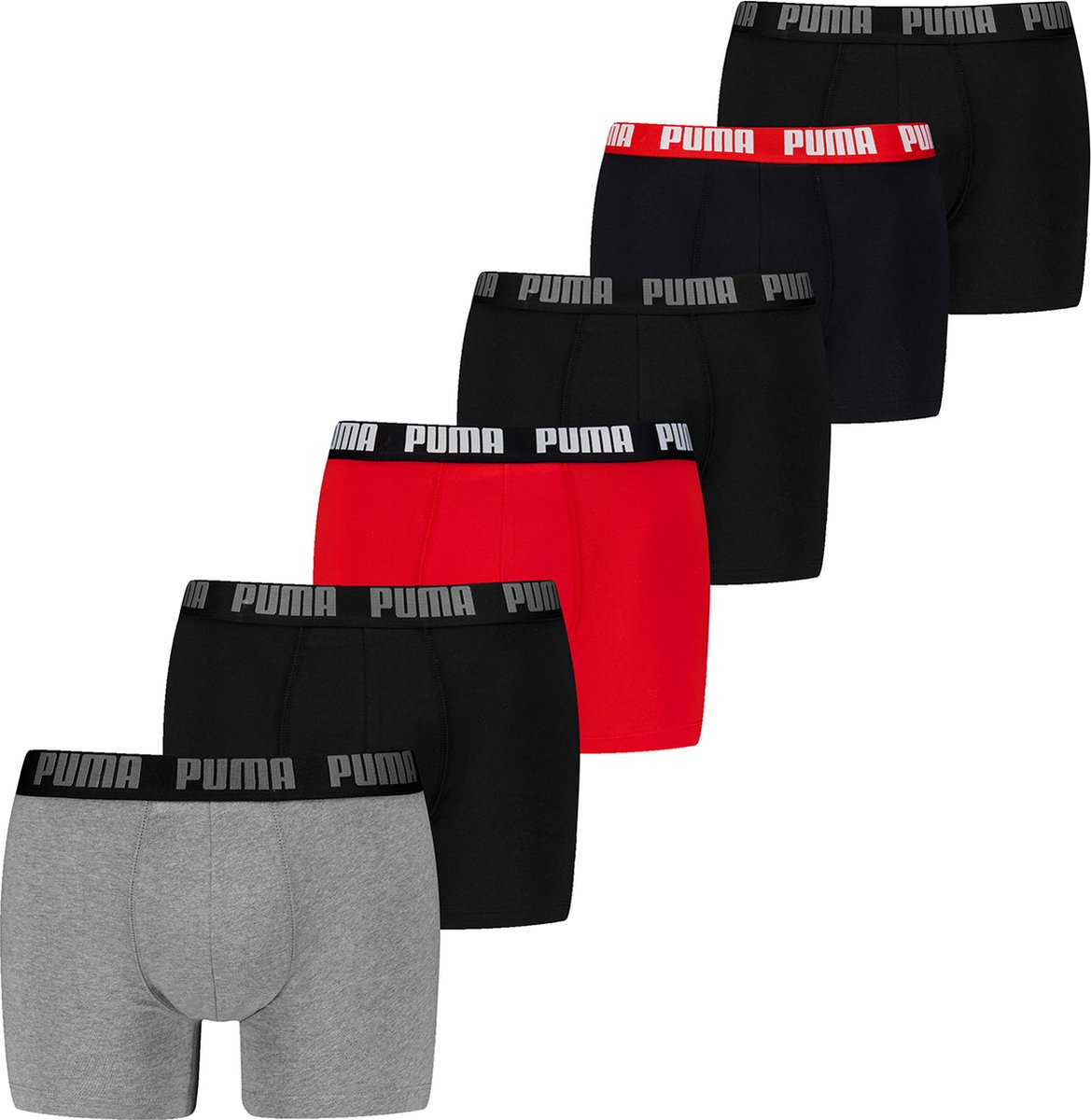boxer, badpakken, stretchbroek, katoenmix, multicolor (set)