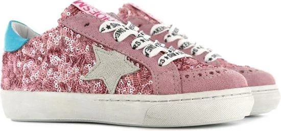 Shoesme Vulcanised Meisjes Sneakers - 36 - Roze