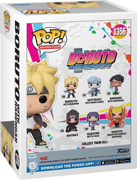 Funko Pop #1356 Pop Animation: Boruto S3 - Boruto with Rasengan - Funko Pop