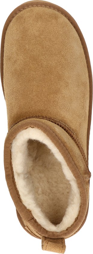 slipper, bootie, suede, lined, shearling