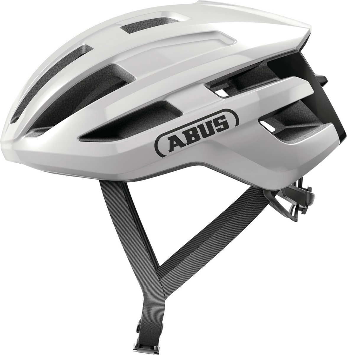 Abus PowerDome - Fietshelm Shiny White