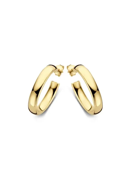 Casa Jewelry Oorringen Class S - Goud Verguld