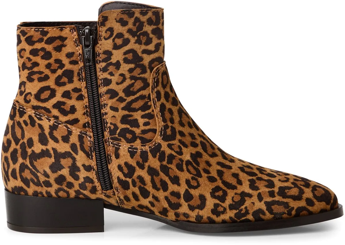laars, leopardPrint, lederen, zooldierenprint, zolen