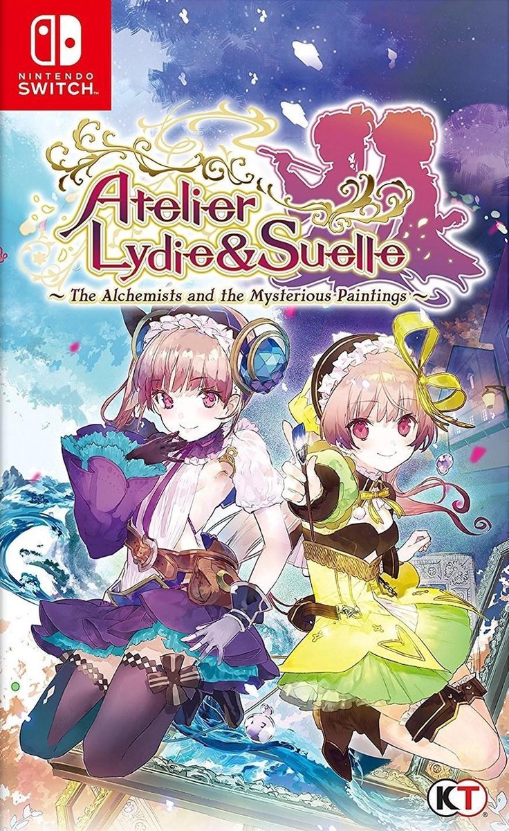 Nintendo Switch, Atelier Lydie&Suelle, artbook, anime style, duo sisters