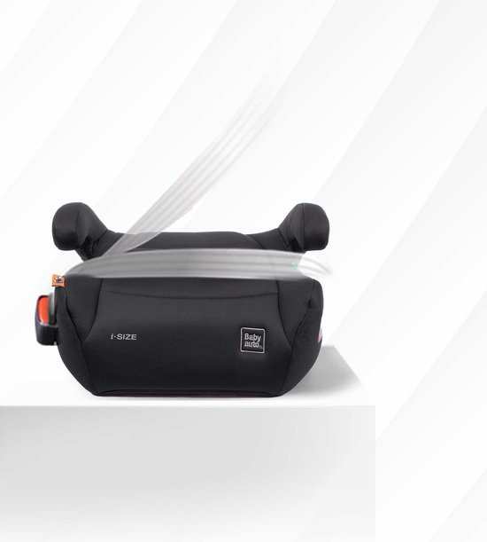 Babyauto Nauna | Stoelverhoger - van 7 tot 12 Jaar | 22 tot 36 kg | Kleur Zwart