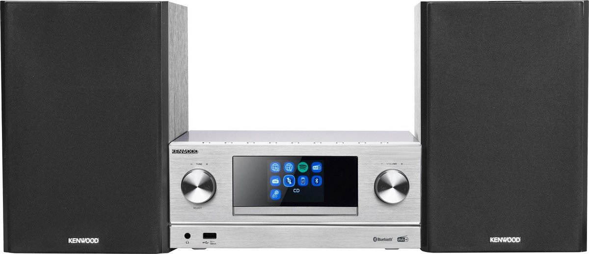 Kenwood M-9000S - Smart Wifi Micro Systeem - Zilver