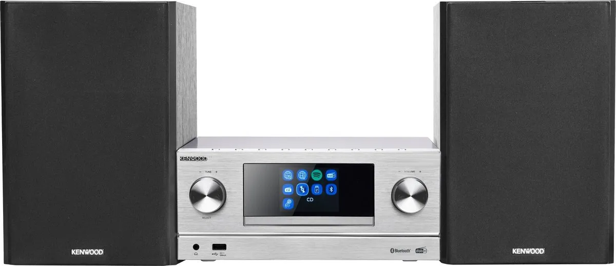 Kenwood M-9000S - Smart Wifi Micro Systeem - Zilver