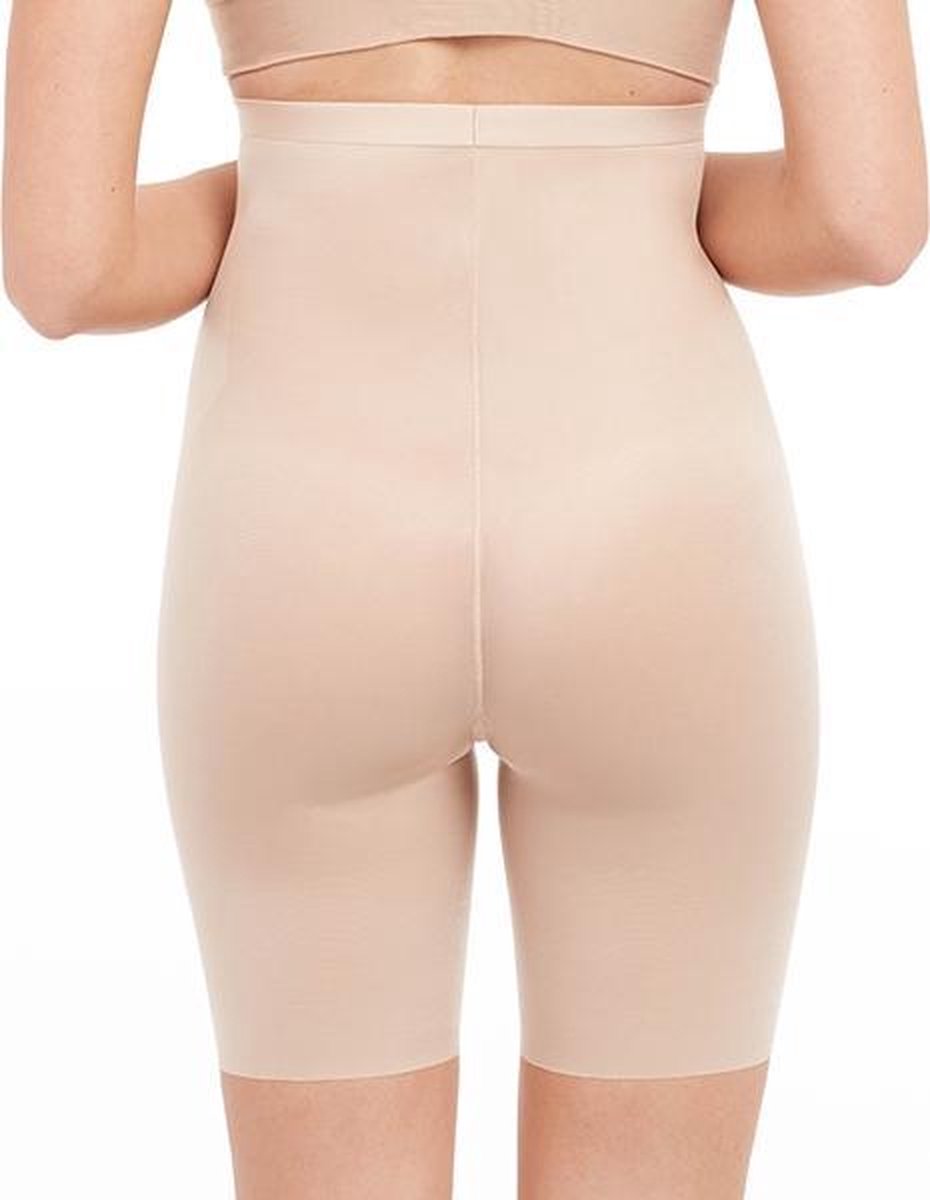 Spanx - Maat XL - Thinstincts 2.0 High Waisted Mid Thigh Short - Beige