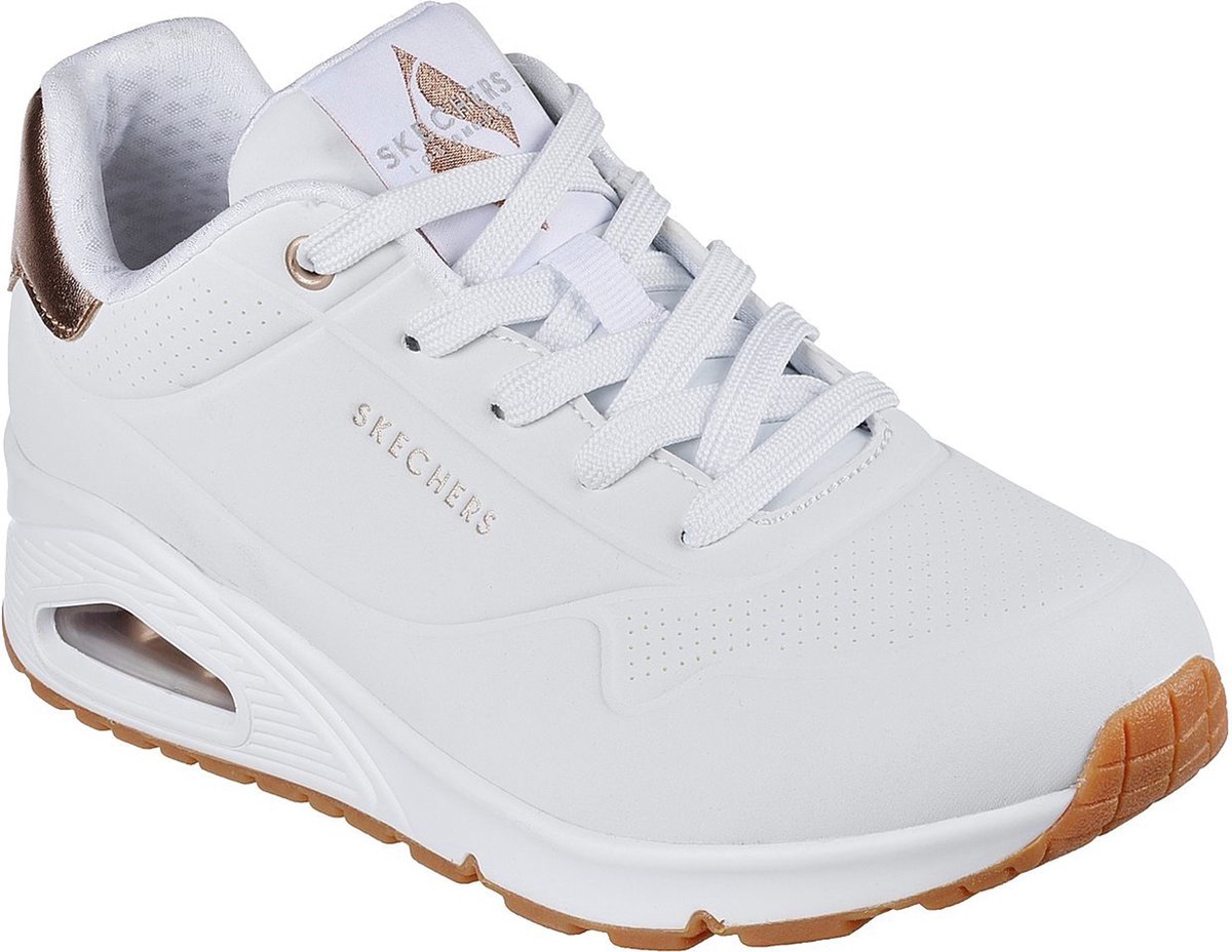 Skechers - maat 38 - Uno Golden Air Dames Sneakers - Wit