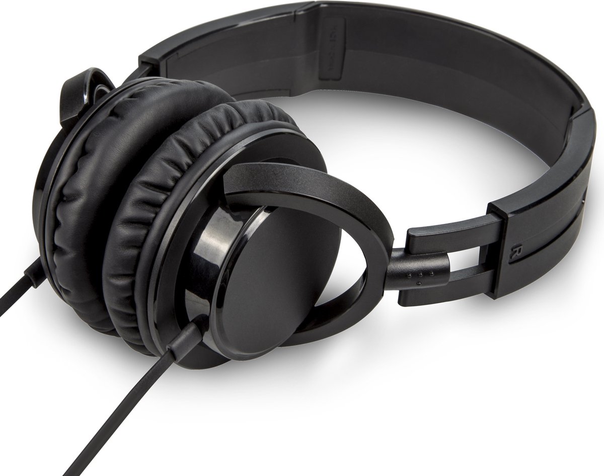 Fysic FH-15 Koptelefoon - Met volumeregeling en verlengkabel 3 meter - Zwart