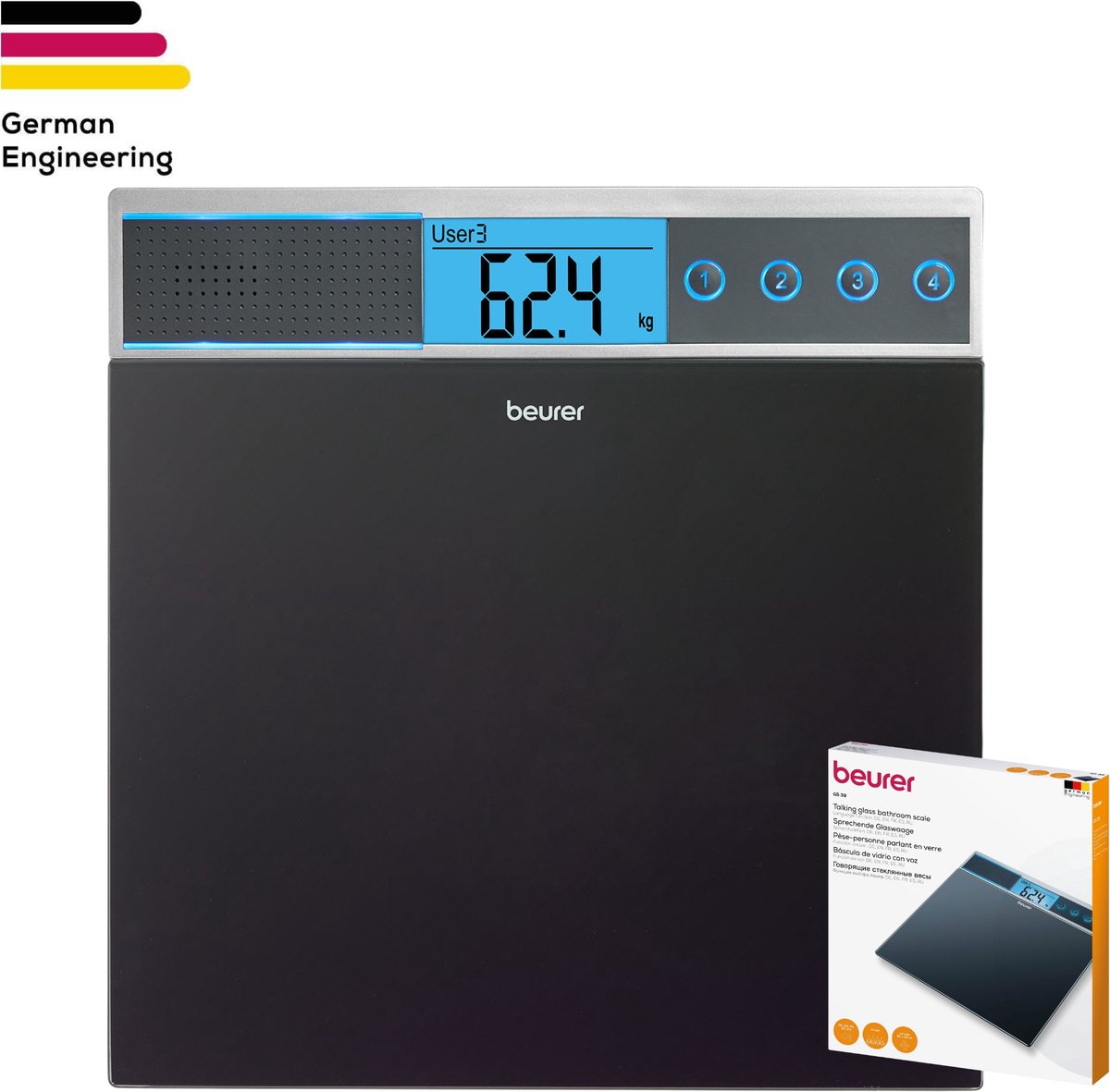 weegschaal, digitale weegschaal, beurer, huidige gewicht, platform schaal