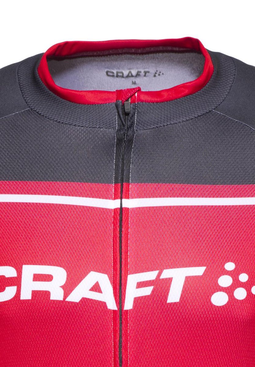 Craft Classic Logo Jersey korte mouwen wit Maat S
