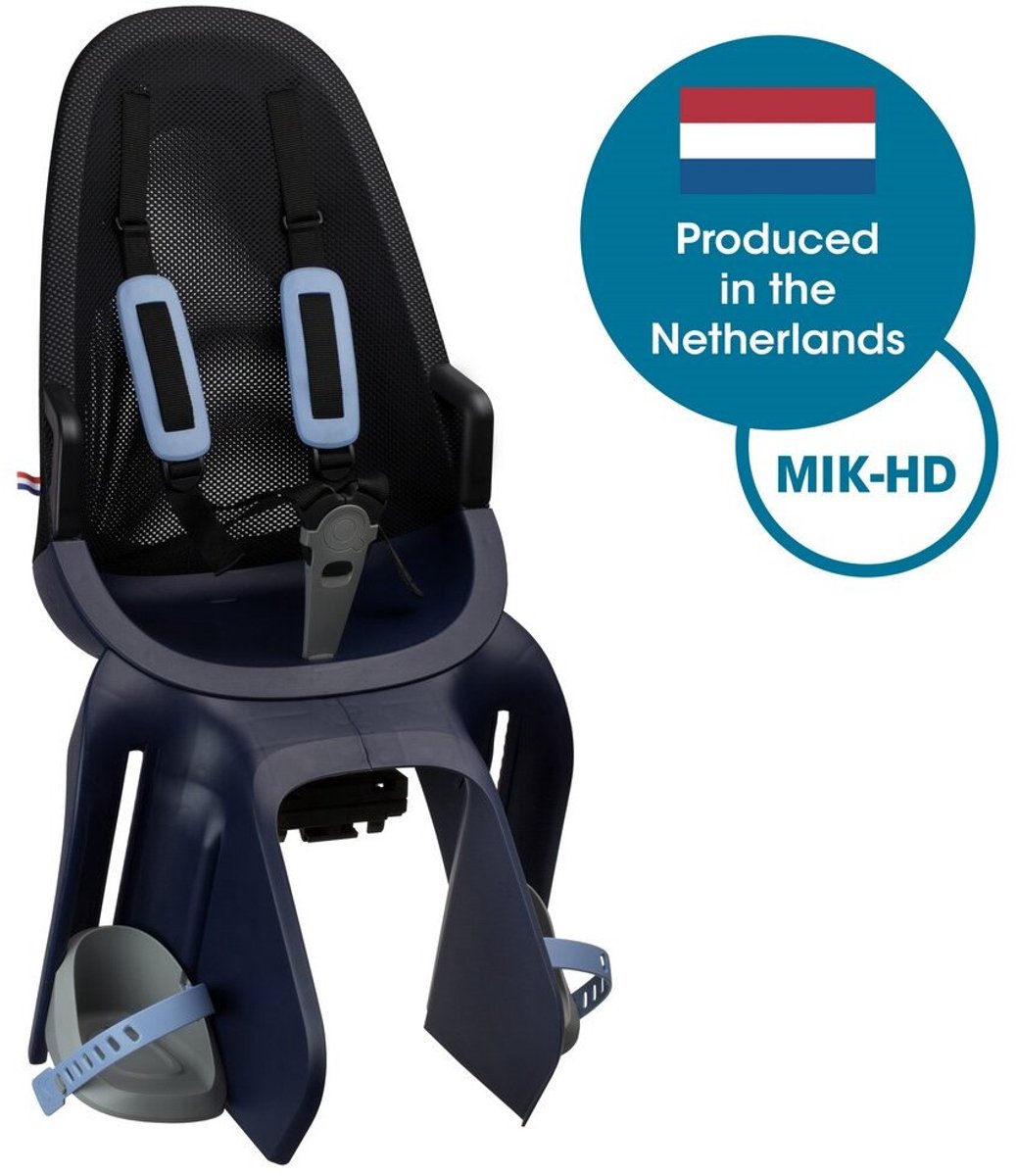 Qibbel Air Fietsstoeltje Achter MIK-HD bevestiging - Fietszitje - Ocean Blue