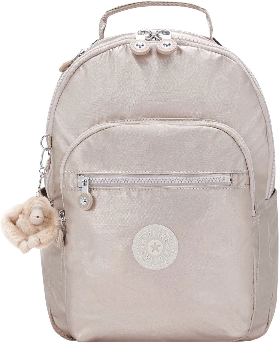 rugzak, backpack, beige, kinderkwaliteit, rits