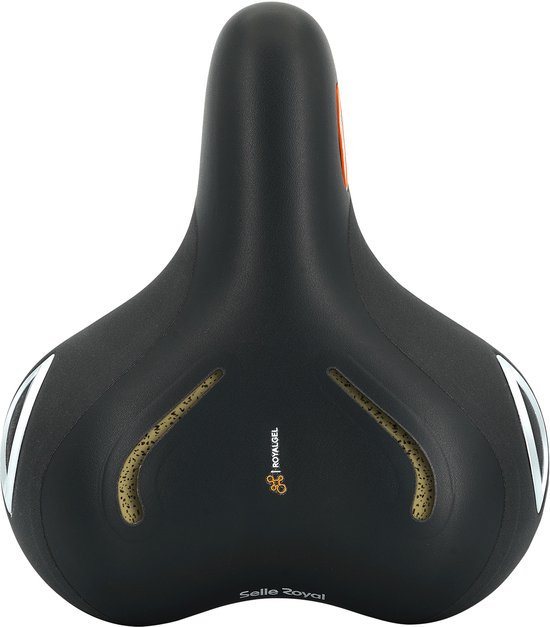 Selle Royal zadel Lookin Relaxed Stracciatella zwart