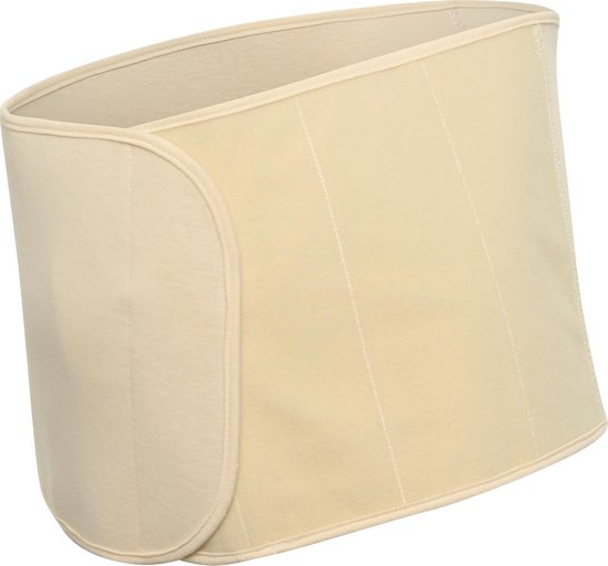 Carriwell Belly Binder – Sluitlaken – L/XL - Biokatoen – Ecru
